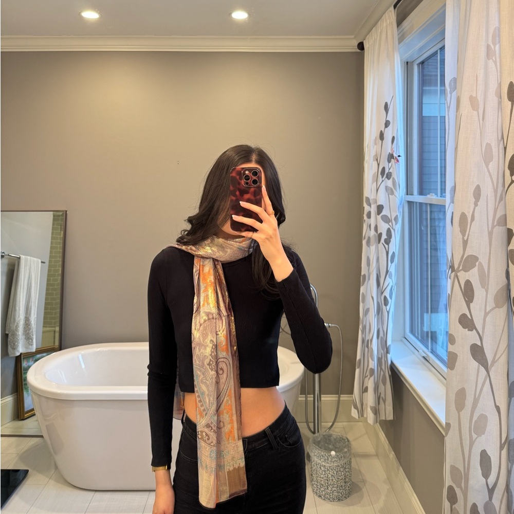 Women’s Multicolor Paisley Scarf